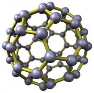 Illustration for article titled Buckyballs and acid make the first 3D self-assembling nanostructure